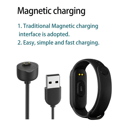 Bracelet intelligent de sport M6, prend en charge la surveillance de la fréquence cardiaque et la surveillance de la pression artérielle et la surveillance du sommeil et le rappel sédentaire, Linear Charging