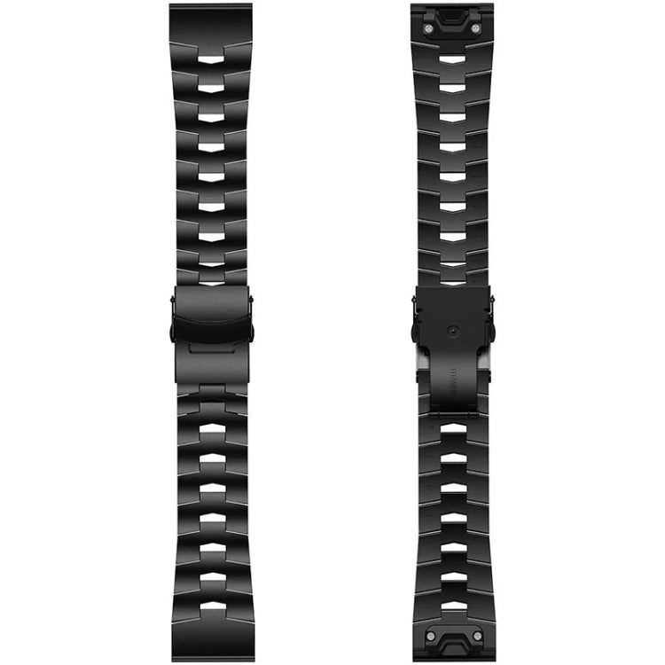 Bracelet de montre de remplacement à dégagement rapide en alliage de titane de 22 mm, For Garmin Fenix 6