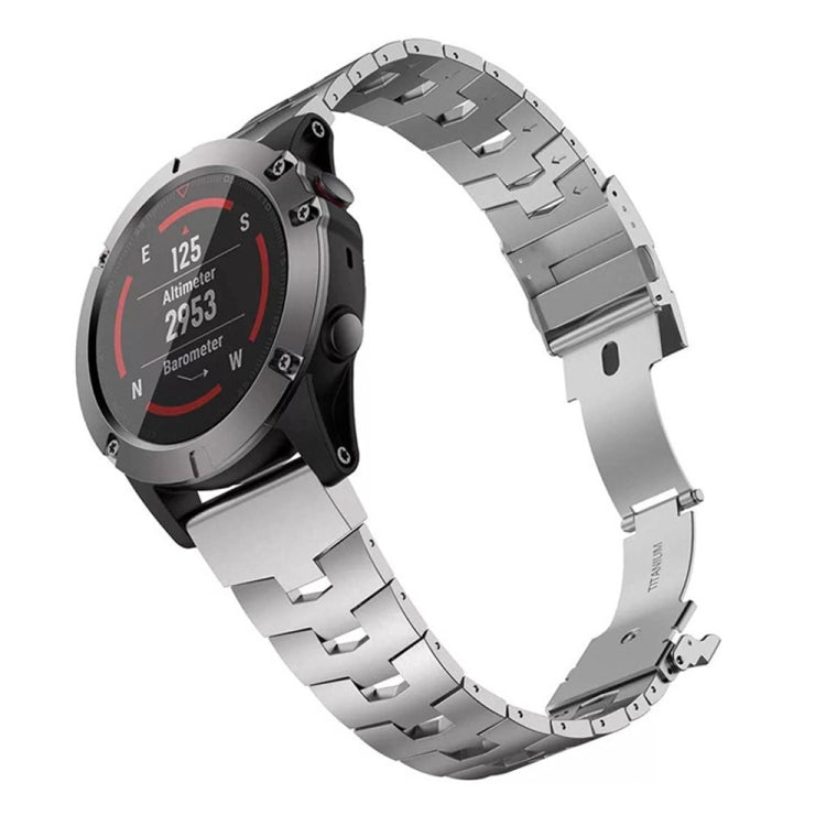Bracelet de montre de remplacement à dégagement rapide en alliage de titane de 22 mm, For Garmin Fenix 6