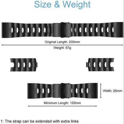 Bracelet de montre de remplacement à dégagement rapide en alliage de titane de 22 mm, For Garmin Fenix 6