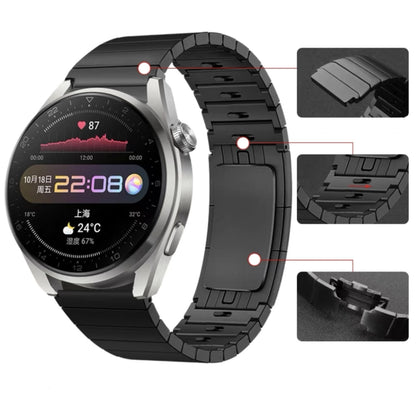 Bracelet de montre de remplacement en métal en acier inoxydable auto-démolition de 22 mm, For Huawei Watch GT2 Pro