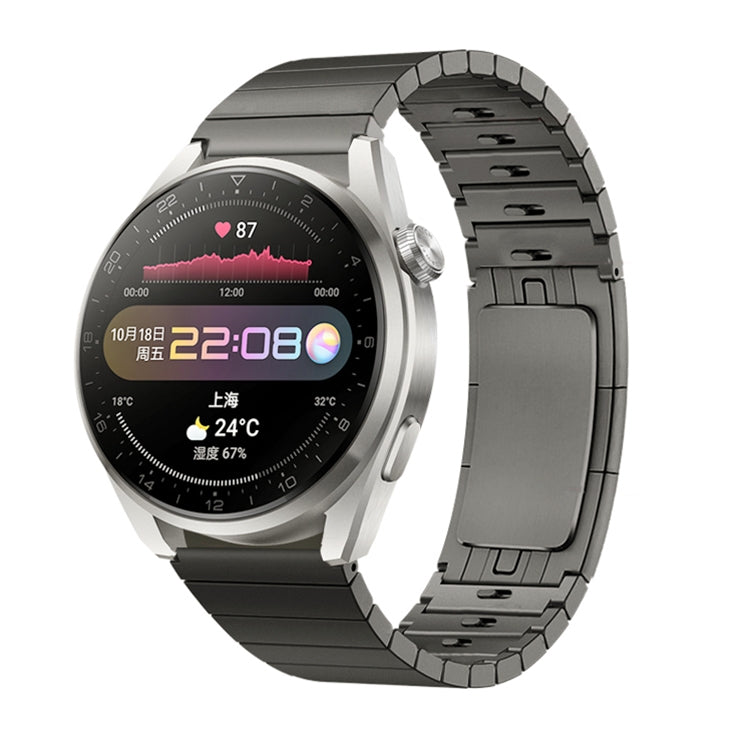 Bracelet de montre de remplacement en métal en acier inoxydable auto-démolition de 22 mm, For Huawei Watch GT2 Pro