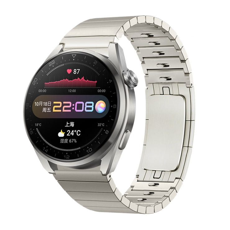 Bracelet de montre de remplacement en métal en acier inoxydable auto-démolition de 22 mm, For Huawei Watch GT2 Pro