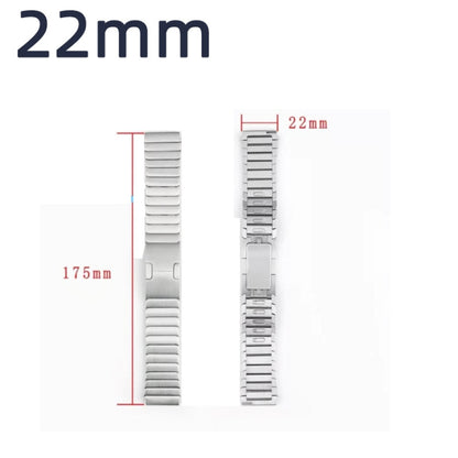 Bracelet de montre de remplacement en métal en acier inoxydable auto-démolition de 22 mm, For Huawei Watch GT2 Pro