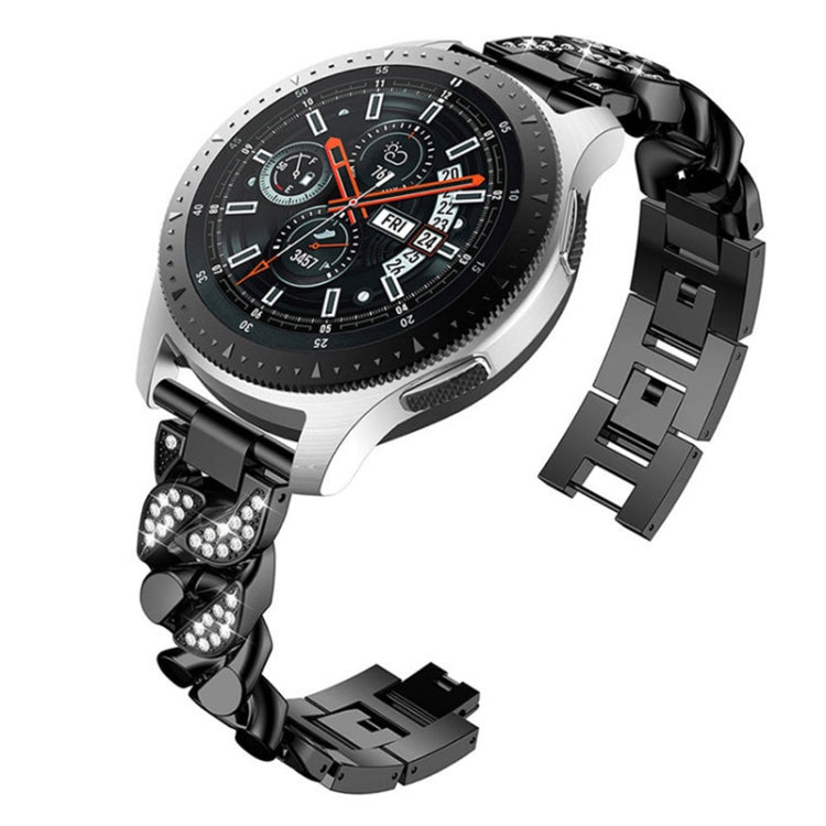 Bracelet de montre universel de rechange pour chaîne en denim à une rangée de diamants de 22 mm, For Garmin Vivoactive 4 / Venu 2