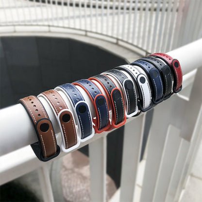 MIJOBS TPU + bracelet de remplacement en cuir, For Xiaomi Mi Band 5 / 6