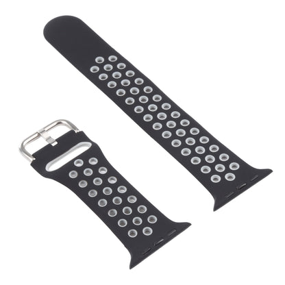 Bracelet de remplacement en silicone + étui de protection avec ensemble de protection d'écran pour Apple Watch Series, 3 & 2 & 1 38mm, For Apple Watch Series 6 / 5 / 4 / Watch SE 40mm
