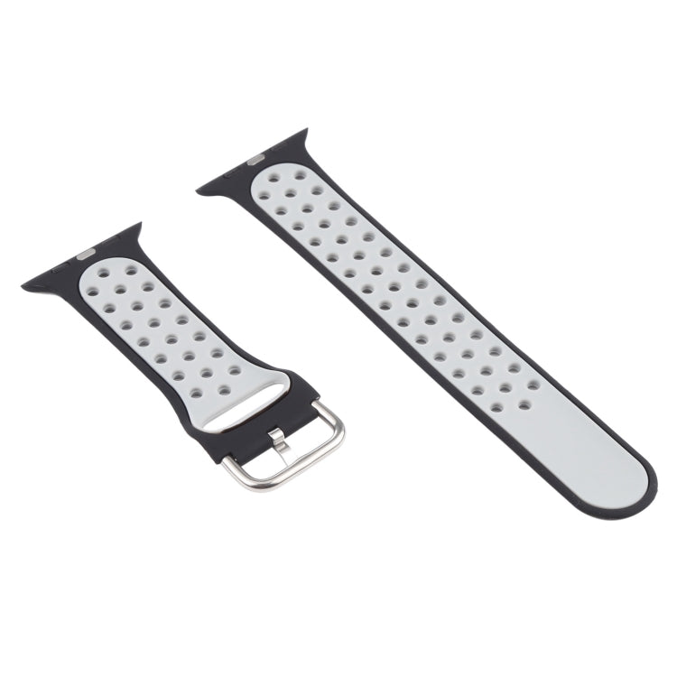 Bracelet de remplacement en silicone + étui de protection avec ensemble de protection d'écran pour Apple Watch Series, 3 & 2 & 1 38mm, For Apple Watch Series 6 / 5 / 4 / Watch SE 40mm