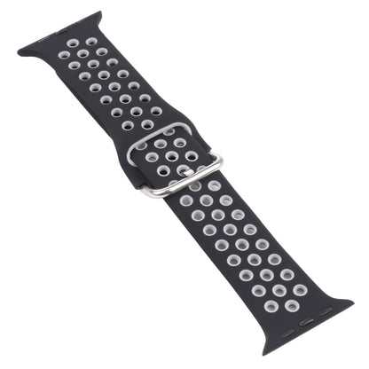 Bracelet de remplacement en silicone + étui de protection avec ensemble de protection d'écran pour Apple Watch Series, 3 & 2 & 1 38mm, For Apple Watch Series 6 / 5 / 4 / Watch SE 40mm