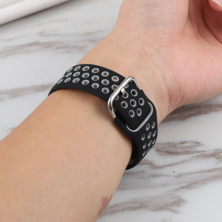 Bracelet de remplacement en silicone + étui de protection avec ensemble de protection d'écran pour Apple Watch Series, 3 & 2 & 1 42mm, For Apple Watch Series 6 / 5 / 4 / Watch SE 44mm