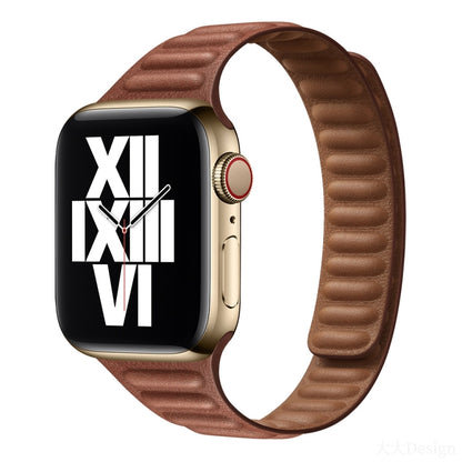 Bracelet de montre de remplacement magnétique à boucle amincissante pour la série Apple Watch, 7 41mm / 6&SE&5&4 40mm / 3&2&1 38mm, 7 45mm / 6&SE&5&4 44mm / 3&2&1 42mm