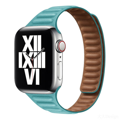 Bracelet de montre de remplacement magnétique à boucle amincissante pour la série Apple Watch, 7 41mm / 6&SE&5&4 40mm / 3&2&1 38mm, 7 45mm / 6&SE&5&4 44mm / 3&2&1 42mm