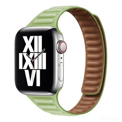 Bracelet de montre de remplacement magnétique à boucle amincissante pour la série Apple Watch, 7 41mm / 6&SE&5&4 40mm / 3&2&1 38mm, 7 45mm / 6&SE&5&4 44mm / 3&2&1 42mm