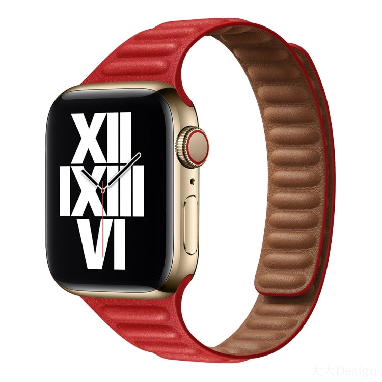 Bracelet de montre de remplacement magnétique à boucle amincissante pour la série Apple Watch, 7 41mm / 6&SE&5&4 40mm / 3&2&1 38mm, 7 45mm / 6&SE&5&4 44mm / 3&2&1 42mm