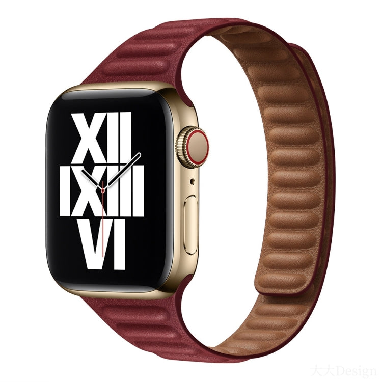 Bracelet de montre de remplacement magnétique à boucle amincissante pour la série Apple Watch, 7 41mm / 6&SE&5&4 40mm / 3&2&1 38mm, 7 45mm / 6&SE&5&4 44mm / 3&2&1 42mm