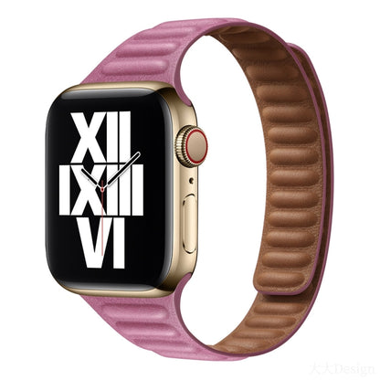 Bracelet de montre de remplacement magnétique à boucle amincissante pour la série Apple Watch, 7 41mm / 6&SE&5&4 40mm / 3&2&1 38mm, 7 45mm / 6&SE&5&4 44mm / 3&2&1 42mm