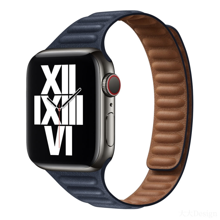 Bracelet de montre de remplacement magnétique à boucle amincissante pour la série Apple Watch, 7 41mm / 6&SE&5&4 40mm / 3&2&1 38mm, 7 45mm / 6&SE&5&4 44mm / 3&2&1 42mm