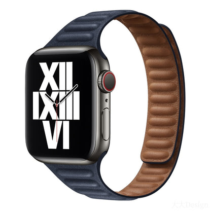 Bracelet de montre de remplacement magnétique à boucle amincissante pour la série Apple Watch, 7 41mm / 6&SE&5&4 40mm / 3&2&1 38mm, 7 45mm / 6&SE&5&4 44mm / 3&2&1 42mm