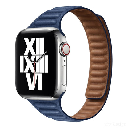 Bracelet de montre de remplacement magnétique à boucle amincissante pour la série Apple Watch, 7 41mm / 6&SE&5&4 40mm / 3&2&1 38mm, 7 45mm / 6&SE&5&4 44mm / 3&2&1 42mm