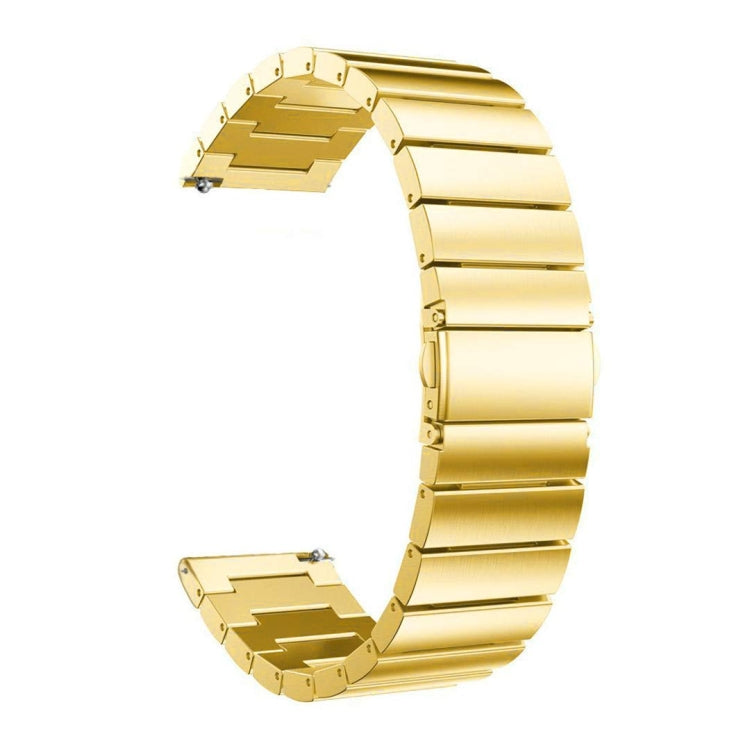 Pour Samsung Smart Watch Bracelet de remplacement en acier à une perle, 18mm, 20mm, 22mm