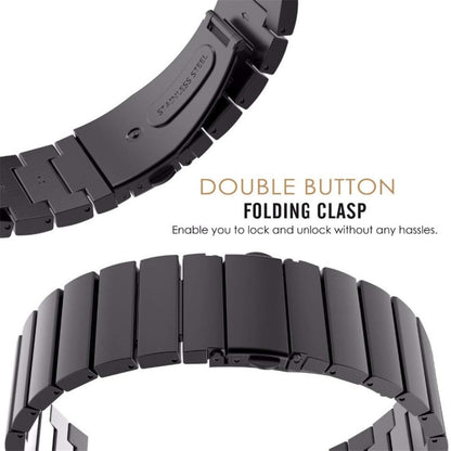 Pour Samsung Smart Watch Bracelet de remplacement en acier à une perle, 18mm, 20mm, 22mm