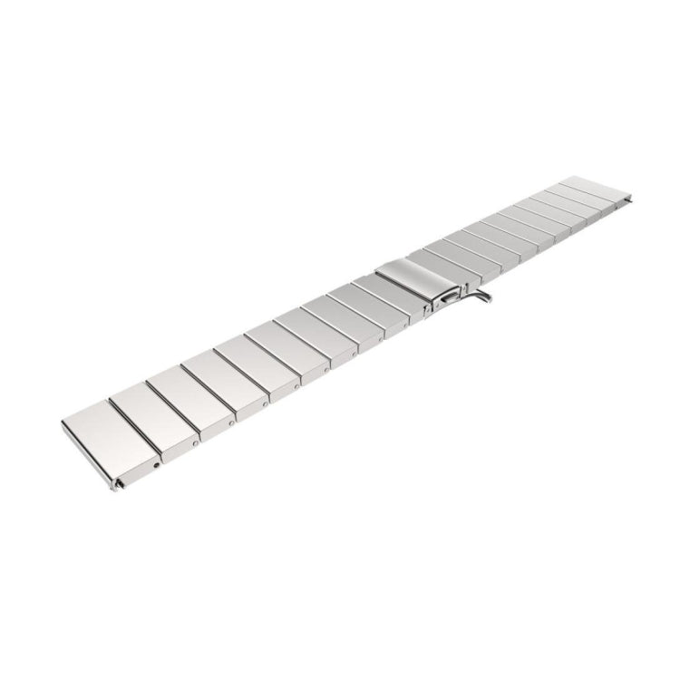 Pour Samsung Smart Watch Bracelet de remplacement en acier à une perle, 18mm, 20mm, 22mm
