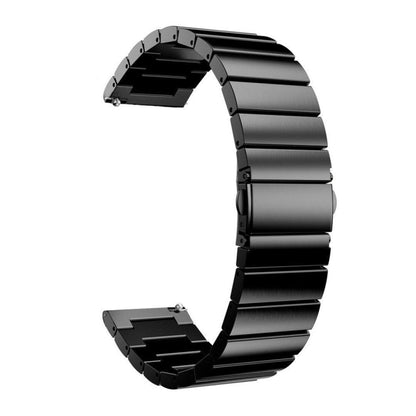 Pour Samsung Smart Watch Bracelet de remplacement en acier à une perle, 18mm, 20mm, 22mm