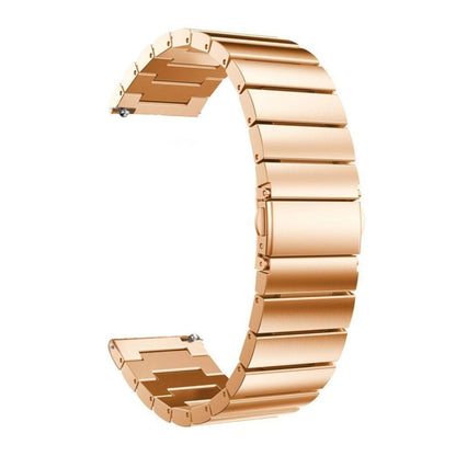 Pour Samsung Smart Watch Bracelet de remplacement en acier à une perle, 18mm, 20mm, 22mm