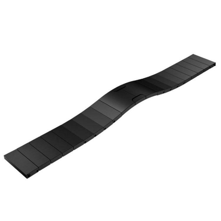 Pour Samsung Smart Watch Bracelet de montre en acier à une perle avec boucle d'origine, 18mm, 20mm, 22mm