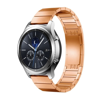 Pour Samsung Smart Watch Bracelet de montre en acier à une perle avec boucle d'origine, 18mm, 20mm, 22mm