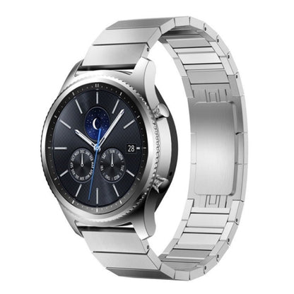 Pour Samsung Smart Watch Bracelet de montre en acier à une perle avec boucle d'origine, 18mm, 20mm, 22mm