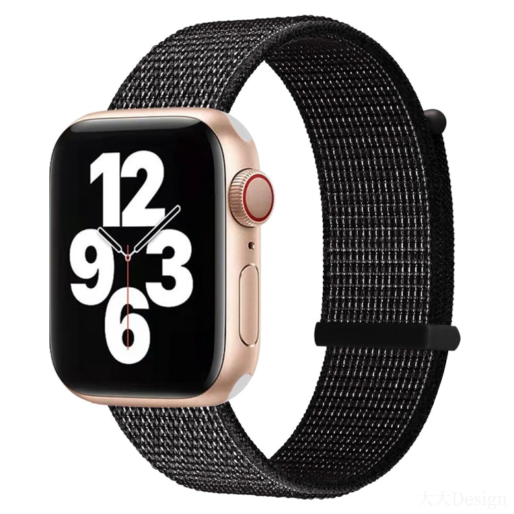 Bracelet de montre de remplacement à double section à fermeture auto-agrippante pour la série Apple Watch, 7 41mm / 6&SE&5&4 40mm / 3&2&1 38mm, 7 45mm / 6&SE&5&4 44mm / 3&2&1 42mm