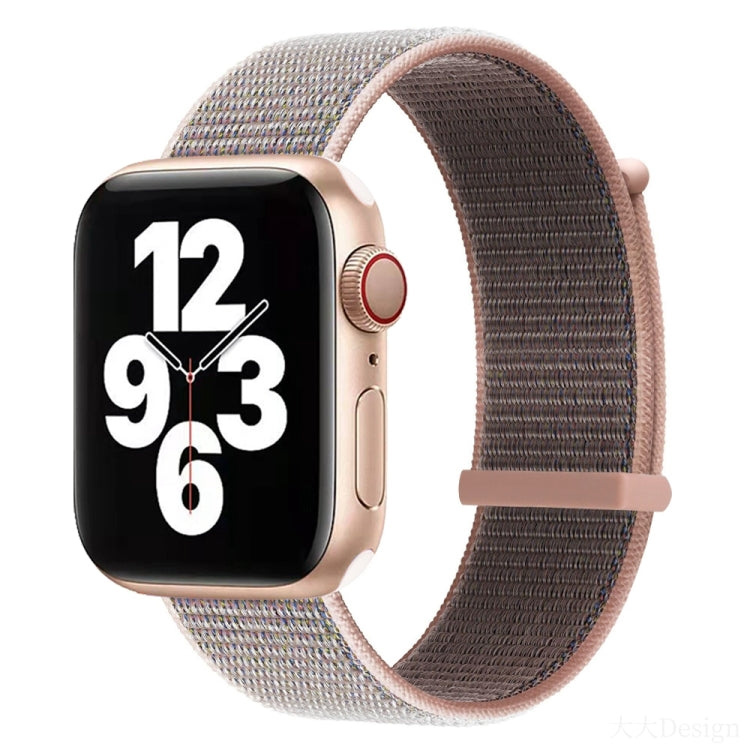 Bracelet de montre de remplacement à double section à fermeture auto-agrippante pour la série Apple Watch, 7 41mm / 6&SE&5&4 40mm / 3&2&1 38mm, 7 45mm / 6&SE&5&4 44mm / 3&2&1 42mm