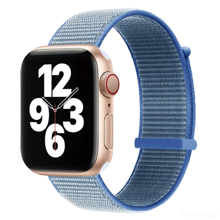 Bracelet de montre de remplacement à double section à fermeture auto-agrippante pour la série Apple Watch, 7 41mm / 6&SE&5&4 40mm / 3&2&1 38mm, 7 45mm / 6&SE&5&4 44mm / 3&2&1 42mm