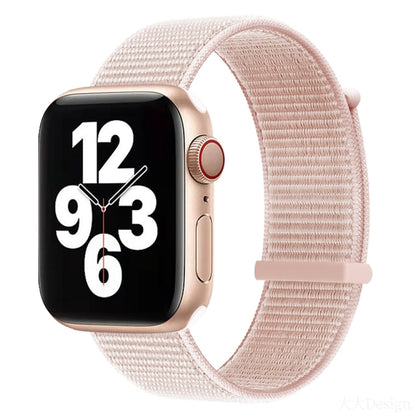 Bracelet de montre de remplacement à double section à fermeture auto-agrippante pour la série Apple Watch, 7 41mm / 6&SE&5&4 40mm / 3&2&1 38mm, 7 45mm / 6&SE&5&4 44mm / 3&2&1 42mm