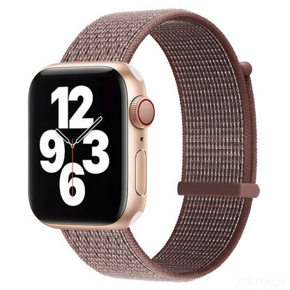 Bracelet de montre de remplacement à double section à fermeture auto-agrippante pour la série Apple Watch, 7 41mm / 6&SE&5&4 40mm / 3&2&1 38mm, 7 45mm / 6&SE&5&4 44mm / 3&2&1 42mm