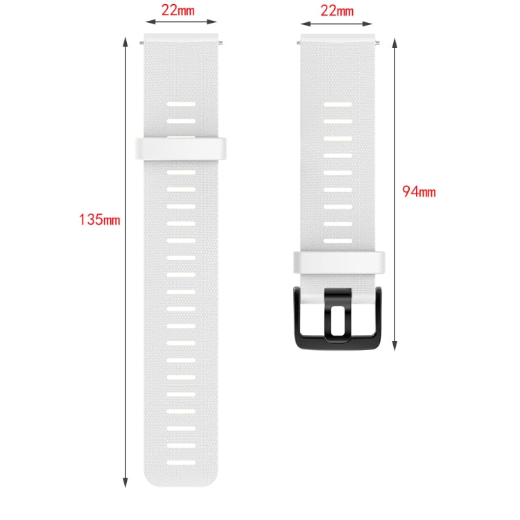 Bracelet de montre de rechange en silicone avec boucle officielle, For Polar Grit X