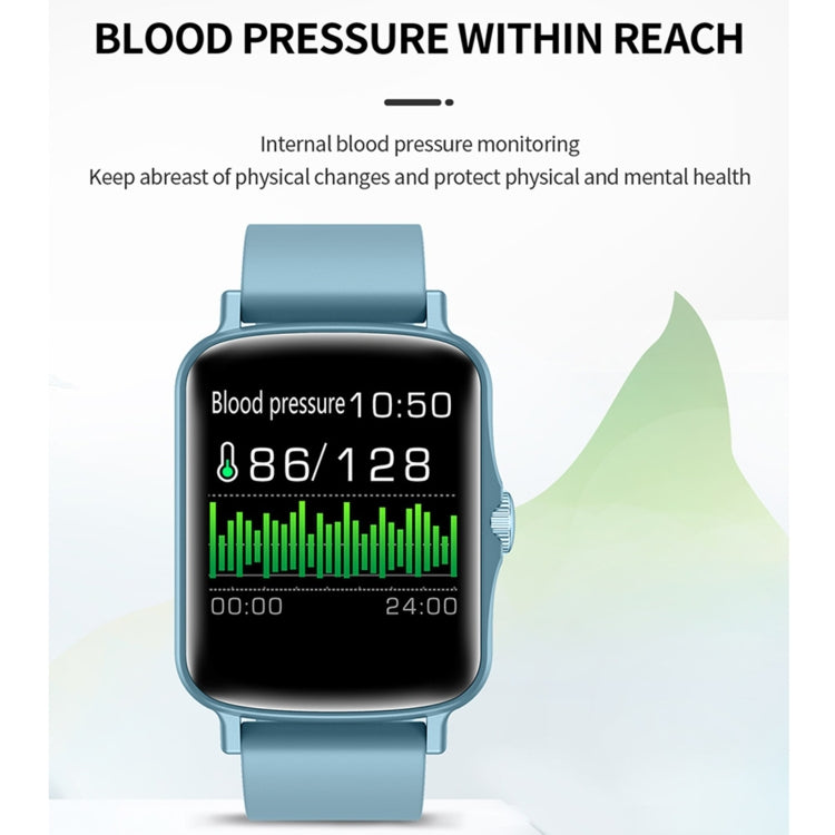 PTone 1,44 pouces HD Écran Tactile IP67 Montre Intelligente Étanche, Prise en Charge de la Surveillance du Sommeil / Surveillance de la Fréquence Cardiaque / Surveillance de la Pression Artérielle