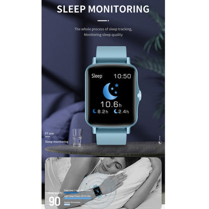 PTone 1,44 pouces HD Écran Tactile IP67 Montre Intelligente Étanche, Prise en Charge de la Surveillance du Sommeil / Surveillance de la Fréquence Cardiaque / Surveillance de la Pression Artérielle