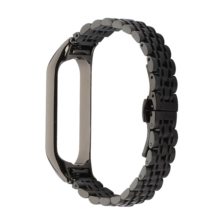 Bracelet de montre en acier inoxydable à sept perles, For Xiaomi Mi Band 6 / 5, For Xiaomi Mi Band 4 / 3