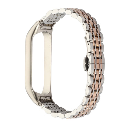 Bracelet de montre en acier inoxydable à sept perles, For Xiaomi Mi Band 6 / 5, For Xiaomi Mi Band 4 / 3