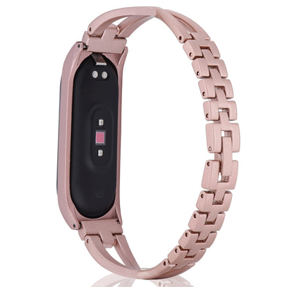 Bracelet de rechange en alliage de diamants en forme de X, For Xiaomi Mi Band 6 / 5, For Xiaomi Mi Band 4 / 3