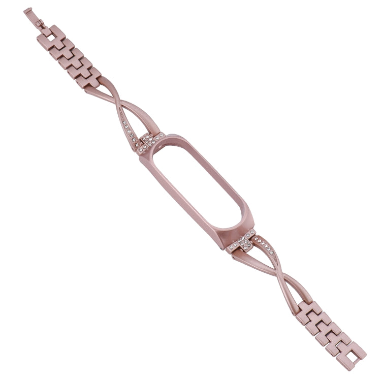 Bracelet de rechange en alliage de diamants en forme de X, For Xiaomi Mi Band 6 / 5, For Xiaomi Mi Band 4 / 3