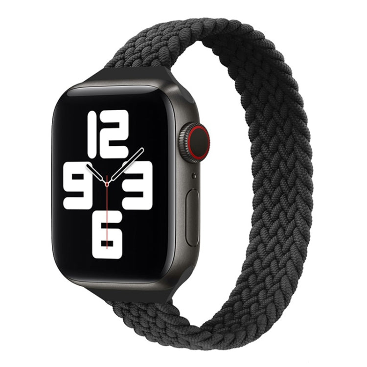 Bracelet de montre de remplacement tressé en nylon à boucle unique de petite taille pour la série Apple Watch, XS 130mm, XS 135mm, 7 41mm / 6&SE&5&4 40mm / 3&2&1 38mm