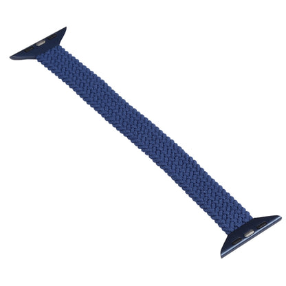 Bracelet de montre de remplacement tressé en nylon à boucle unique de petite taille pour la série Apple Watch, XS 130mm, XS 135mm, 7 41mm / 6&SE&5&4 40mm / 3&2&1 38mm