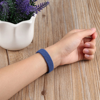 Bracelet de montre de remplacement tressé en nylon à boucle unique de petite taille pour la série Apple Watch, XS 130mm, XS 135mm, 7 41mm / 6&SE&5&4 40mm / 3&2&1 38mm