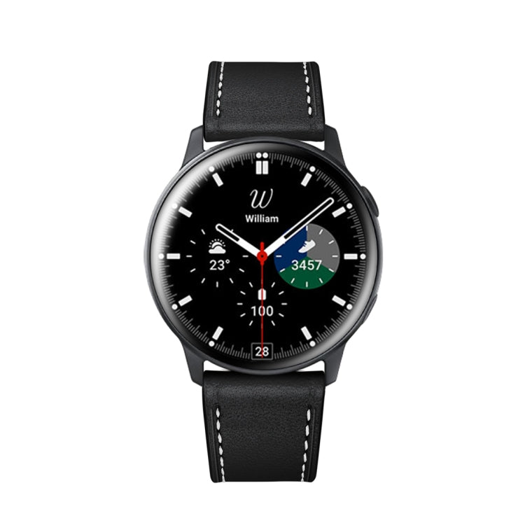 Bracelet de montre en cuir de remplacement, For Samsung Galaxy Watch4 40mm/44mm