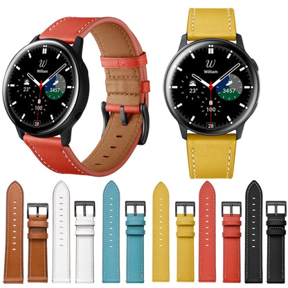 Bracelet de montre en cuir de remplacement, For Samsung Galaxy Watch4 40mm/44mm