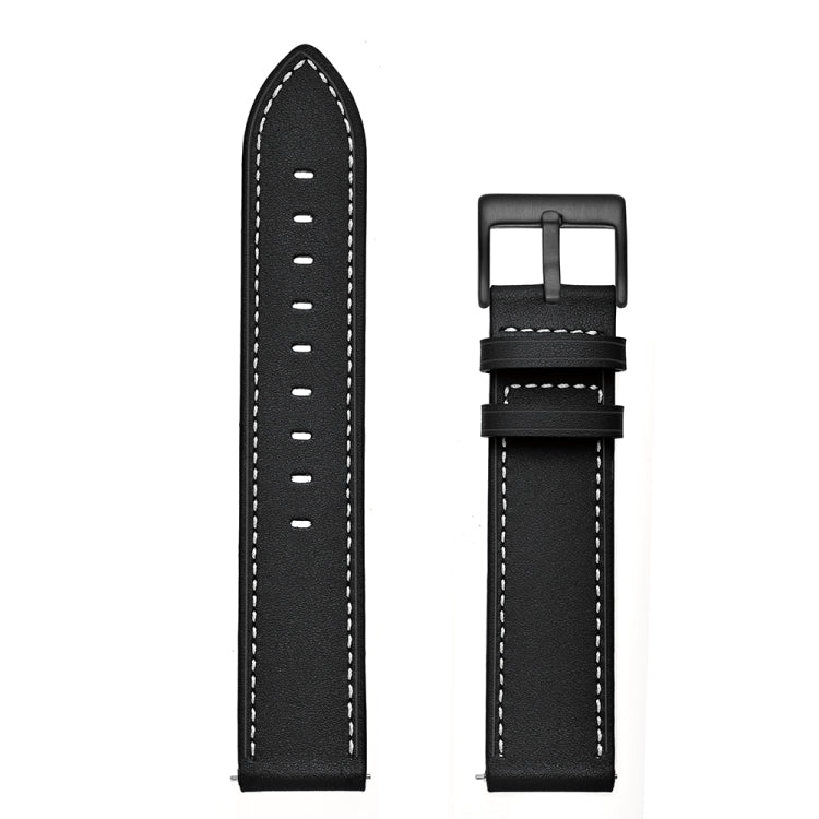 Bracelet de montre en cuir de remplacement, For Samsung Galaxy Watch 3 41mm, For Samsung Galaxy Watch 3 45mm, For Samsung Galaxy Watch 42mm, For Samsung Galaxy Watch 46mm