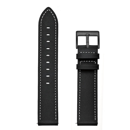 Bracelet de montre en cuir de remplacement, For Samsung Galaxy Watch 3 41mm, For Samsung Galaxy Watch 3 45mm, For Samsung Galaxy Watch 42mm, For Samsung Galaxy Watch 46mm